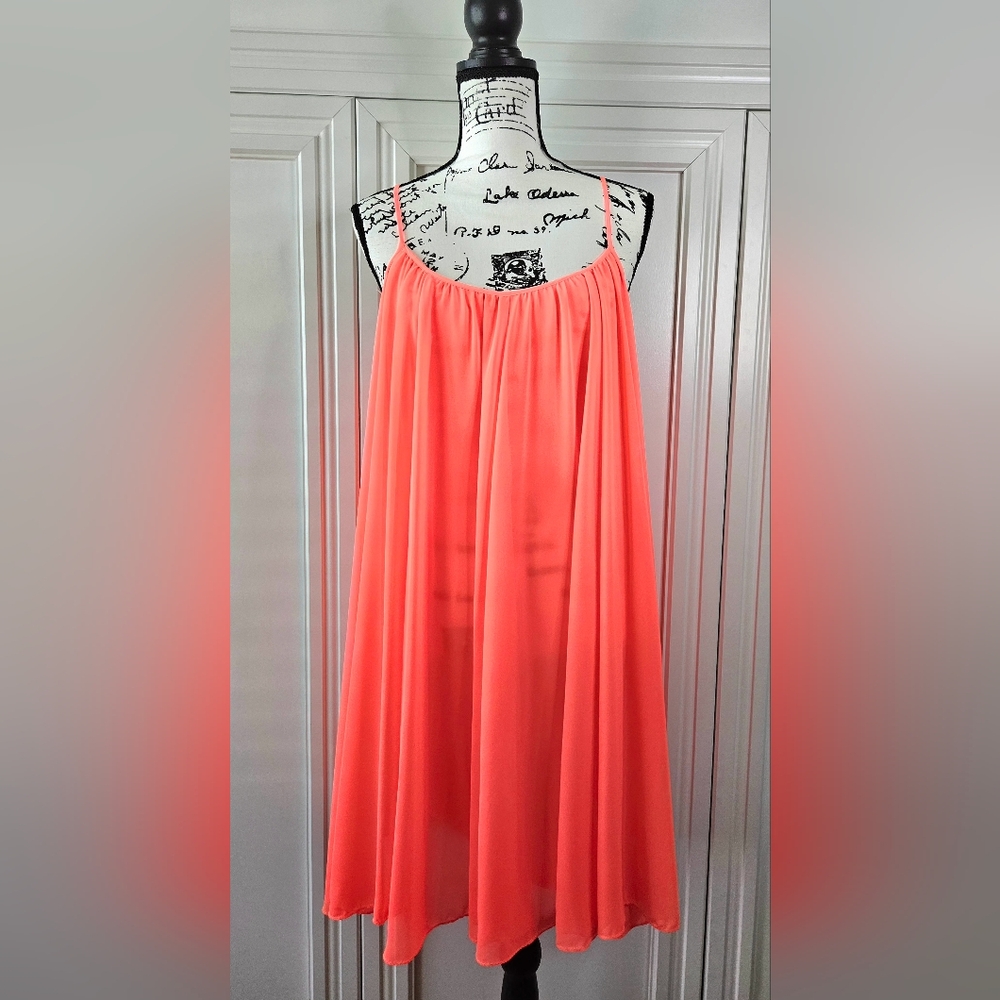 Gianni Bini Vibrant Coral Mini Dress